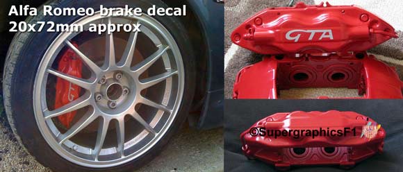 Alfa Romeo GTA brake caliper