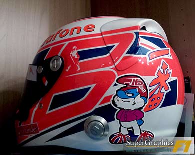 Jenson Button Papa jone sticker