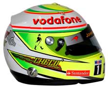 Mclaren F1 helmet visor strip
