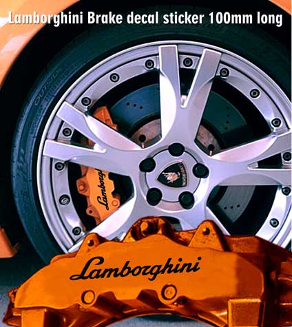 Lamborghini Brake Decal