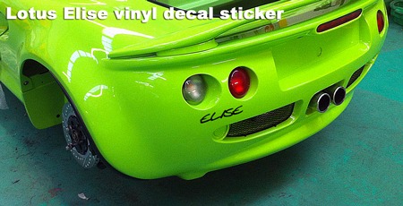 Lotus Elise body decal sticker