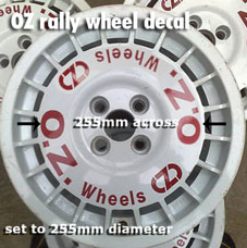 OZ Racing rally wheel