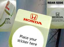 Tax disc holder anti theft to fit Toyota